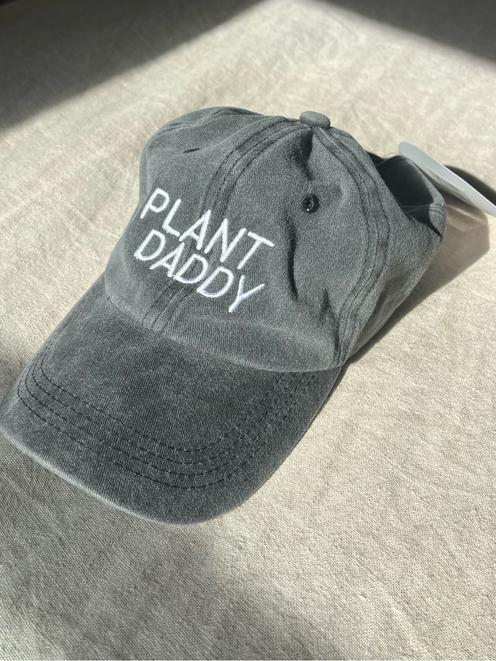 Plant Daddy Embroidered Cap - Charcoal Gray - Picture 4 of 4